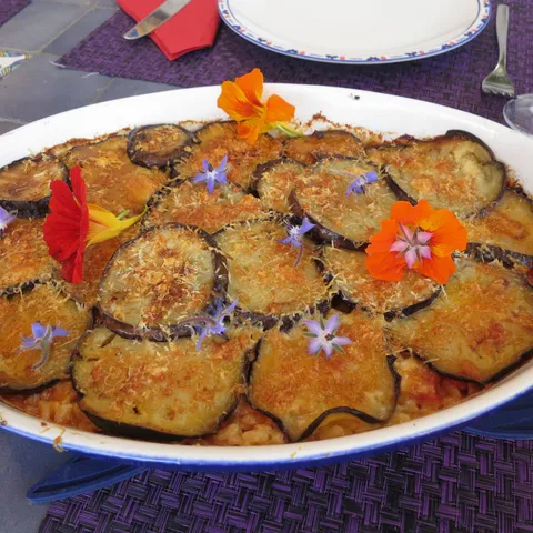 Složenac od riže i balancana, na sicilijanski način