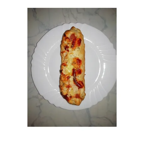 Pizza hot dog bez kvasca