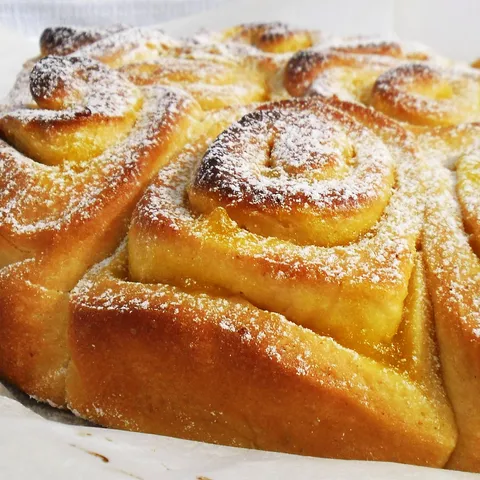 torta di rose con orange curd