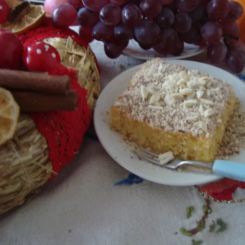 mliječna gris pita-rahvanija-
