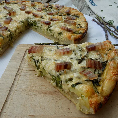 Šparoge Pizza!!! :) :) :)