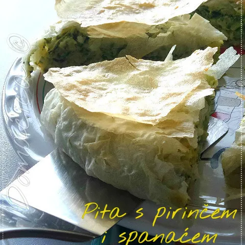 Pita s pirinčem i spanaćem