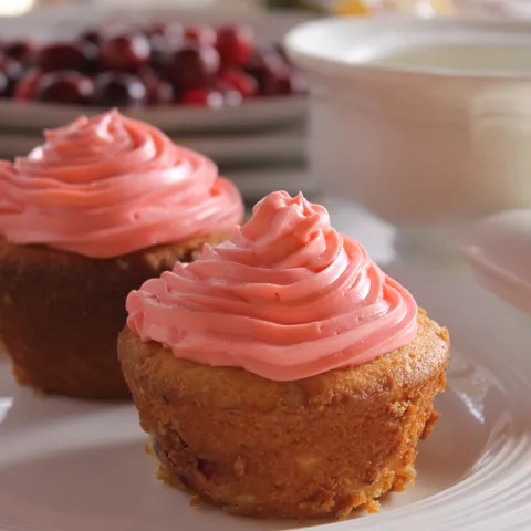 Cranberry cheese muffins...