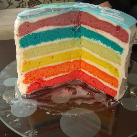Rainbow cake