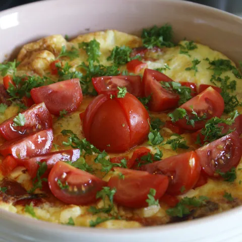 Omlet sa paprikama i fetom