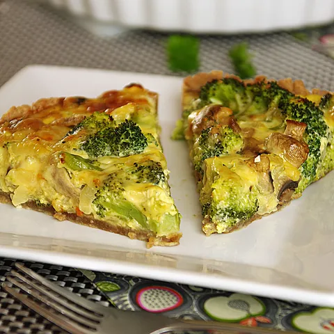 Quiche sa brokolijem i gljivama !