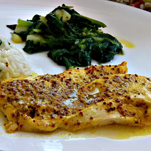 Curry pečenje sa  medom i bianco rižom