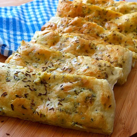Schwäbischer Salzkuchen/Njemački slani kolač