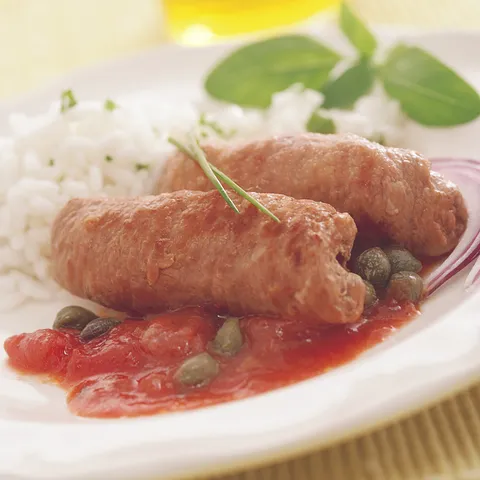 Rolice od telećih odrezaka u umaku