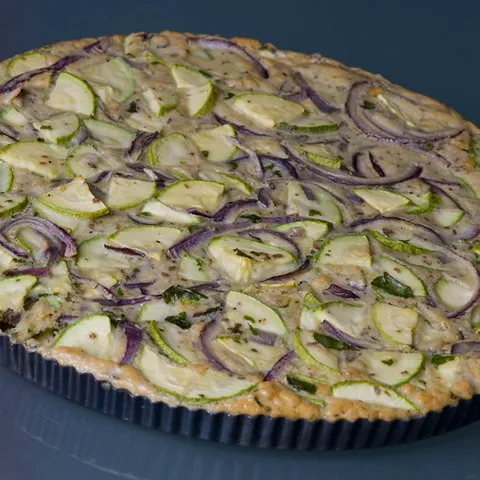 Tart sa tikvicama i lukom
