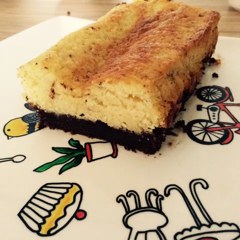 Brownie + kolač od maslaca