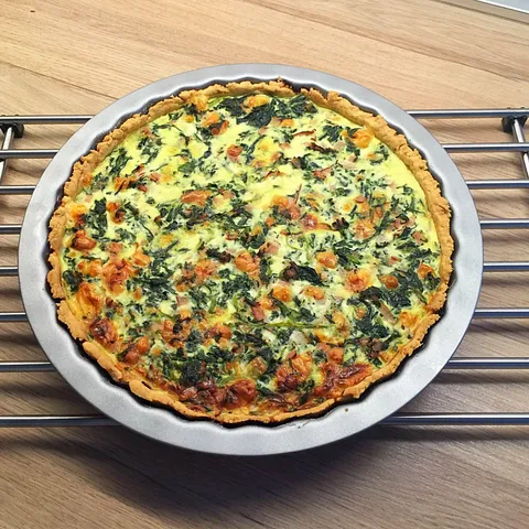 Quiche - blitva, sir i šunka