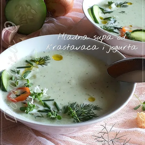 Hladna supa od krastavaca i jogurta
