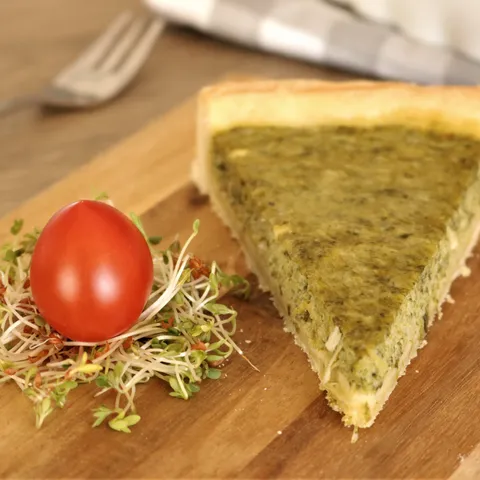 Quiche s mišancijom i kozjim sirom