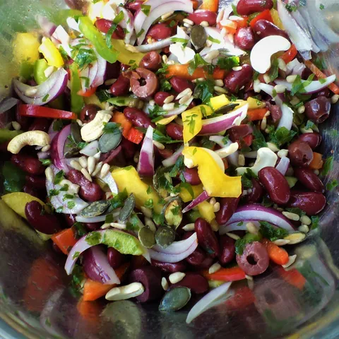 Salata "Volim boje na tanjuru"