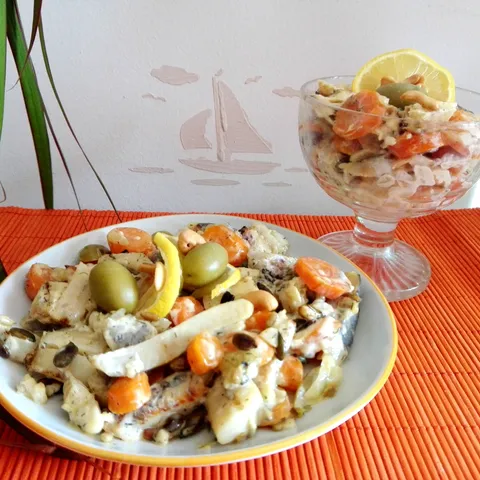 Oslić salata