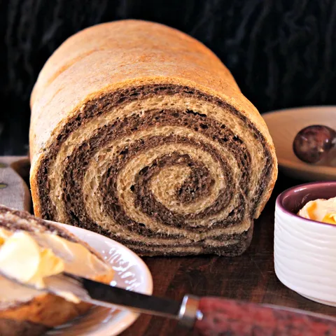 Rye swirl bread...