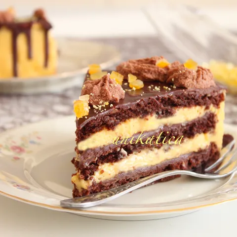 Orange-mousse torta