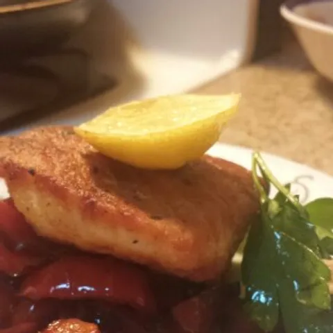 Hrskavi losos(salmon)sa paprikom