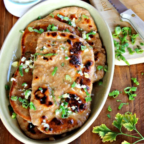Spelt flour flatbread...