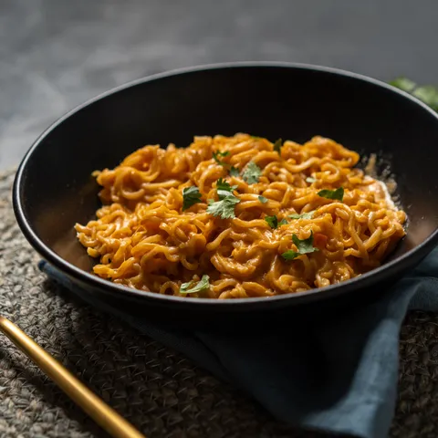 Spicy Fini-Mini noodles sa sirom