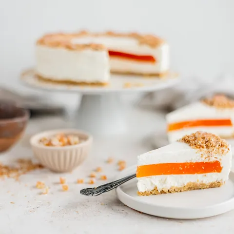 Aperol spritz cheesecake