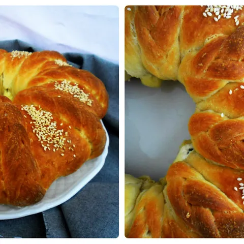 corona di pan brioche(kruna brioš kruh)