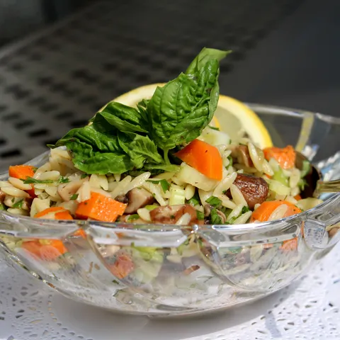 Orzo salata sa šampinjonima