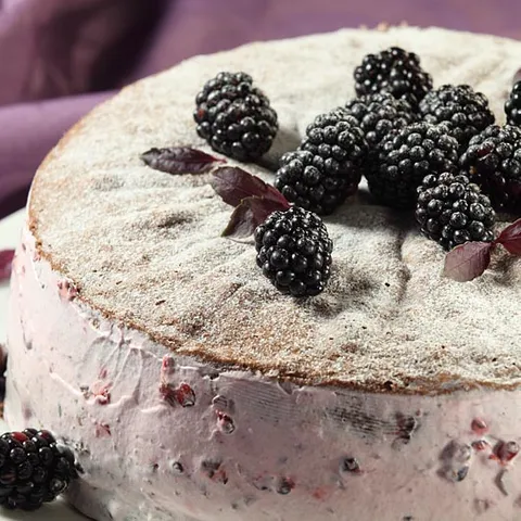 Nježna torta s kupinama
