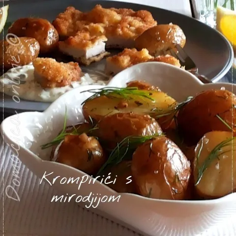 Krompirići s mirodjijom i limunom