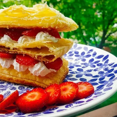 Mille feuille s jagodama