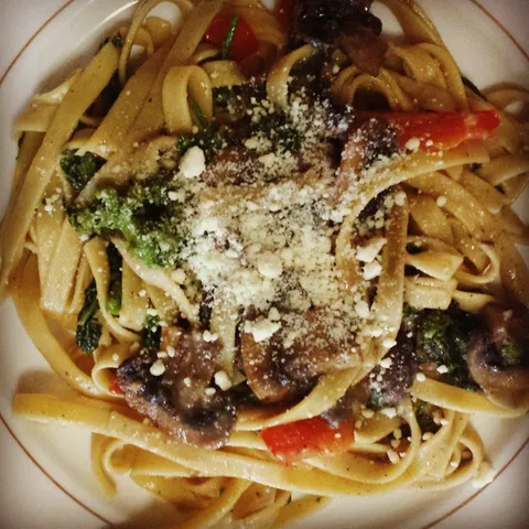 Fettucini primavera