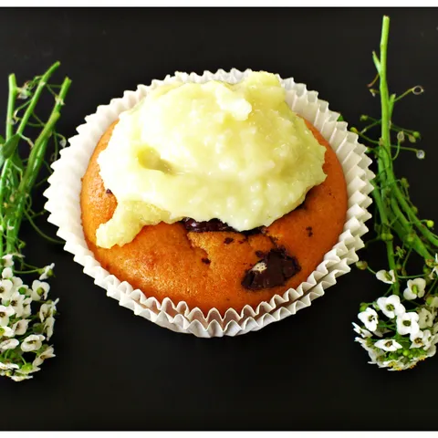 Muffini s bijelom čokoladom i kokosom