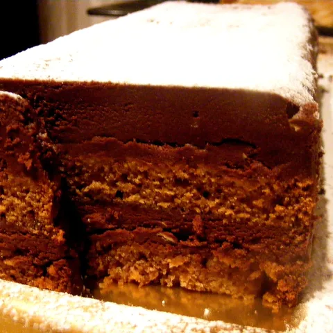 Bûche de Noël (au pain d’épices)