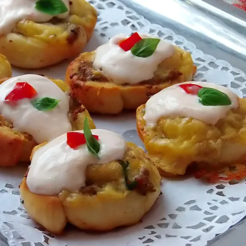 Taco pizza rolice