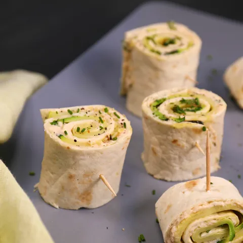 Tortilje s tikvicama i paštetom