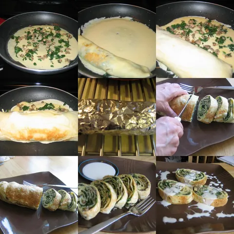 Rolada od palacinaka- postupak