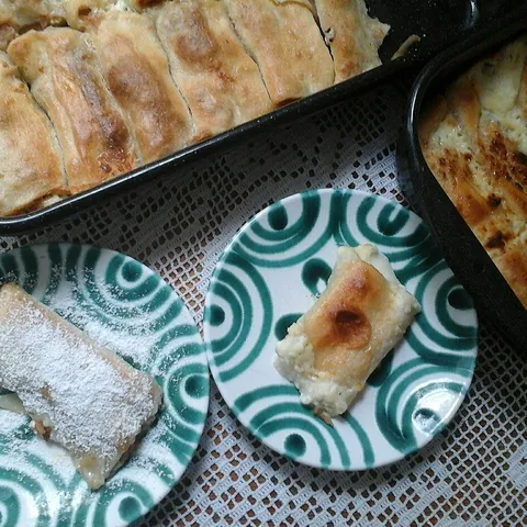 Zapečeni zagorski štrukli à la Rozalija sa sirom i sa jabukama