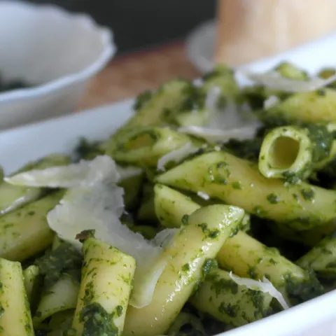Penne sa pestom od broccoli rabe (rapini)