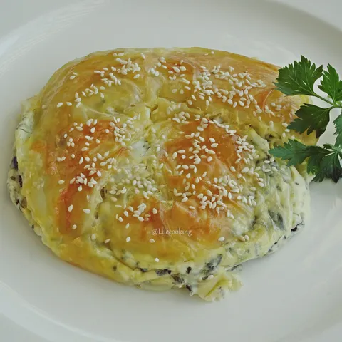 Pita sa sirom i špinatom u rižinom papiru