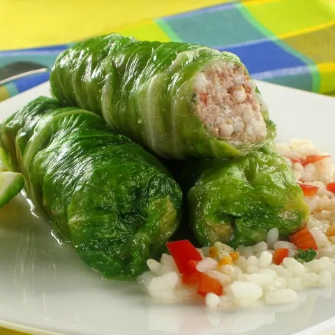 Mesna sarma od salate loćike
