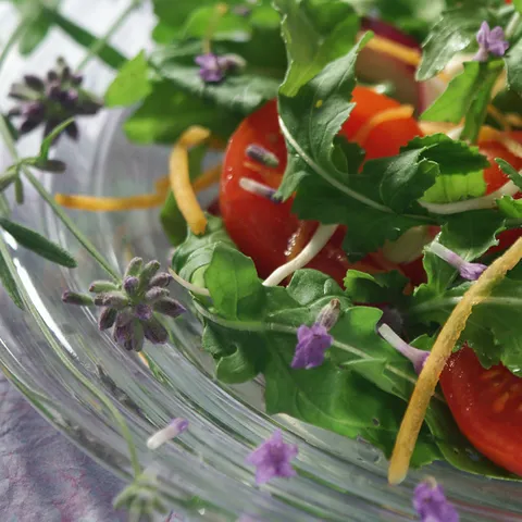 Salata s cvjetićima lavande