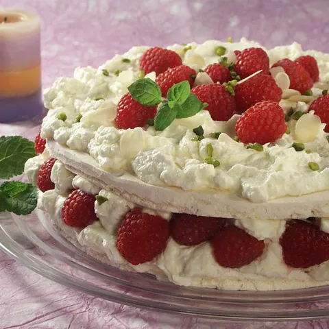 Brza torta s malinama