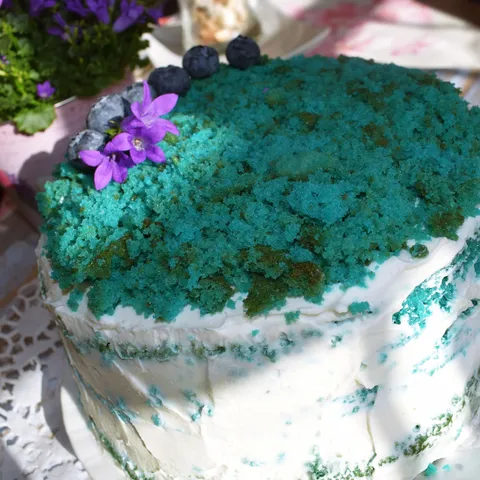 ღ Blue velvet cake
