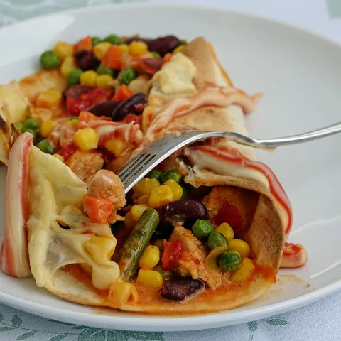 Zapečene tortilje sa piletinom