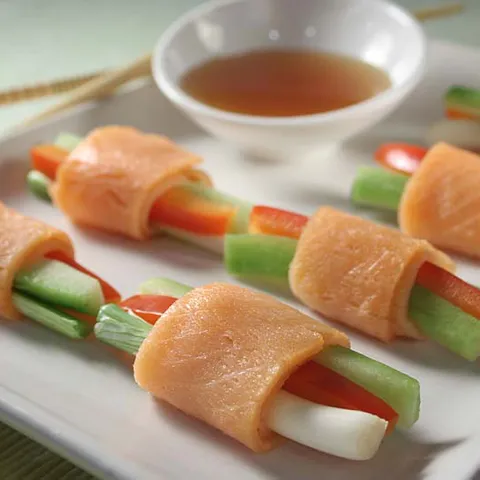 Sashimi rolls