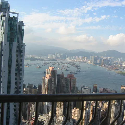 hong kong, pogled iz starog stana