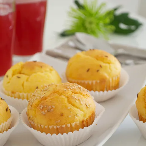 Muffini sa svjezim sirom i sunkom by Kikica52