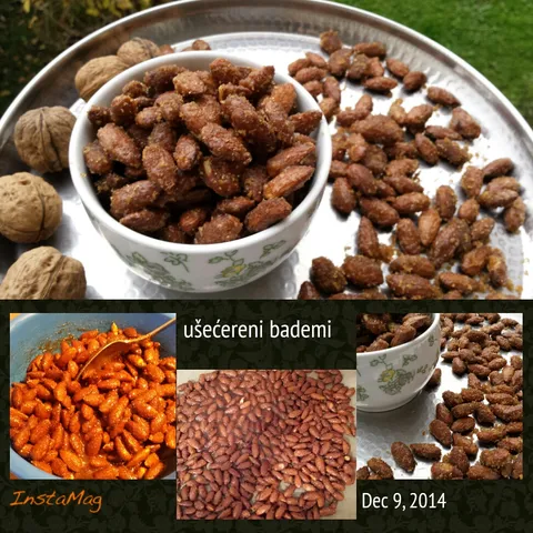 Usecereni bademi iz mikrovalne za 5 min!!!
