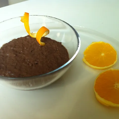 Zdravi brzi čia puding od čokolade (vegan, posno, raw)